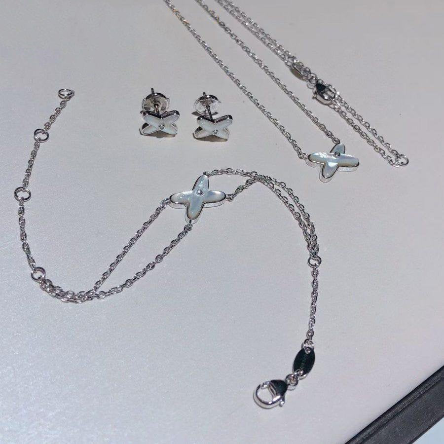 [Stellar Jewelry]JEUX BRACELET WHITE MOP SILVER 1 DIAMOND