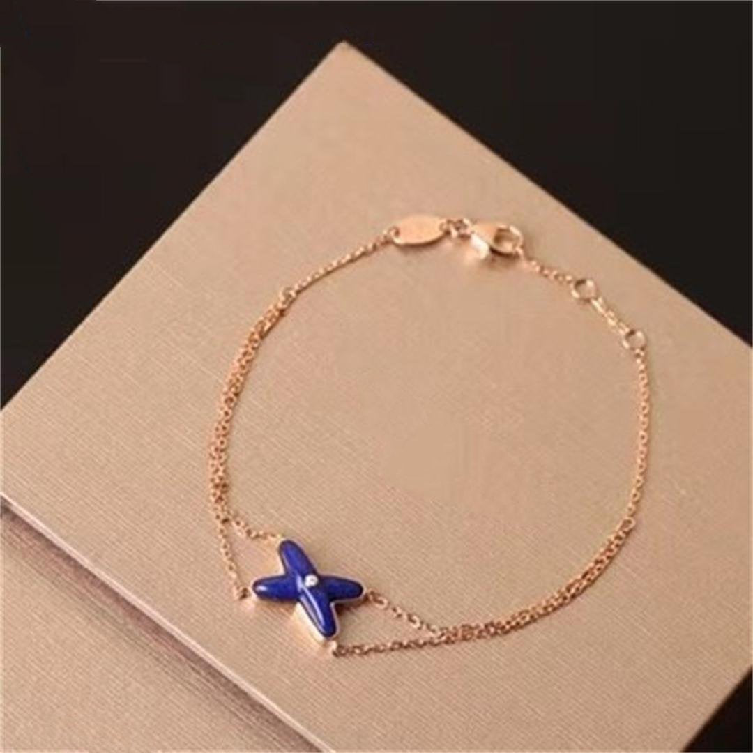 [Stellar Jewelry]Hollow Design Four-Leaf Clover Flower Shape Ring