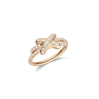 [Stellar Jewelry]JEUX DE RING PINK GOLD DIAMOND