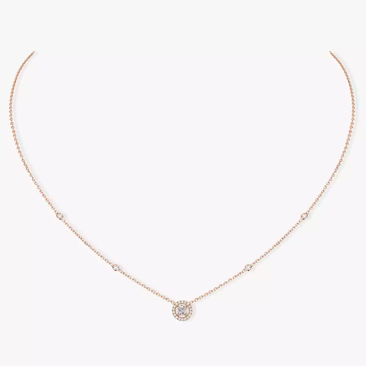 [Stellar Jewelry]Diamond Necklace 0,20ct Brilliant Shape Joy