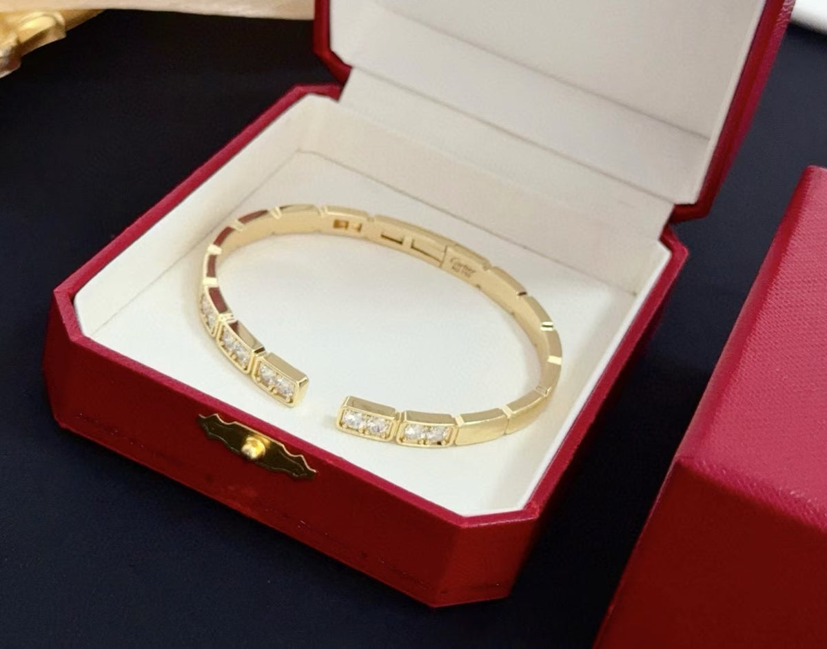 [Stellar Jewelry]LOVE DIAMOND OPEN  BRACELET