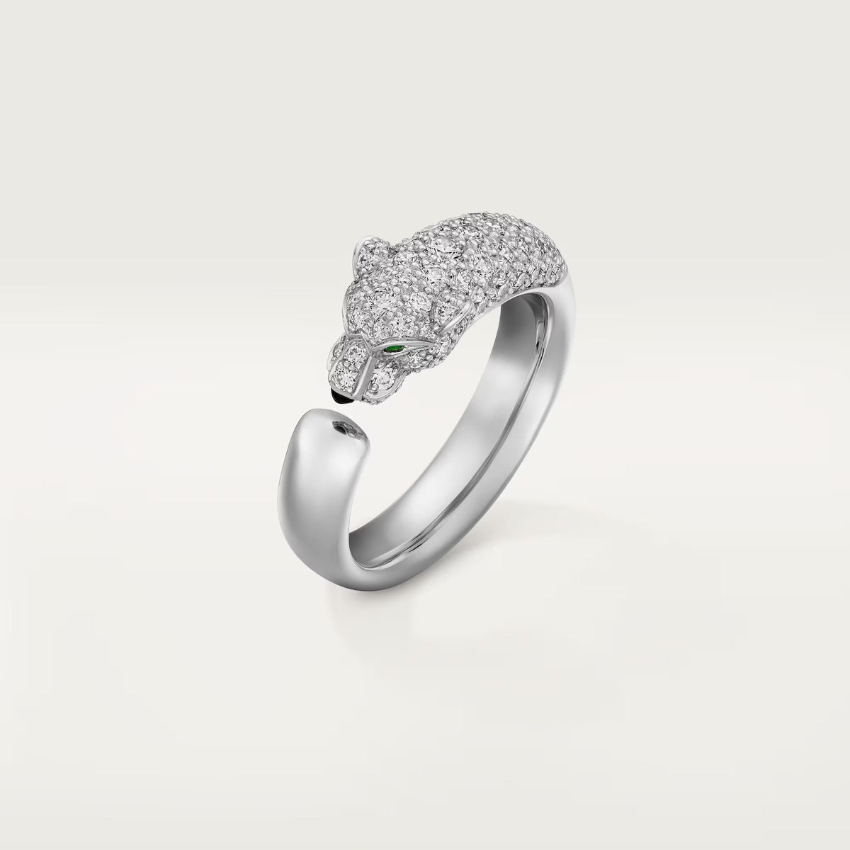 [Stellar Jewelry]PANTHERE HALF DIAMOND SMALL RING