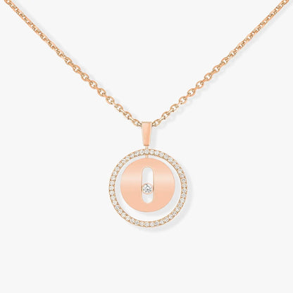 [Stellar Jewelry]LUCKY MOVE PM NECKLACE PINK GOLD DIAMOND