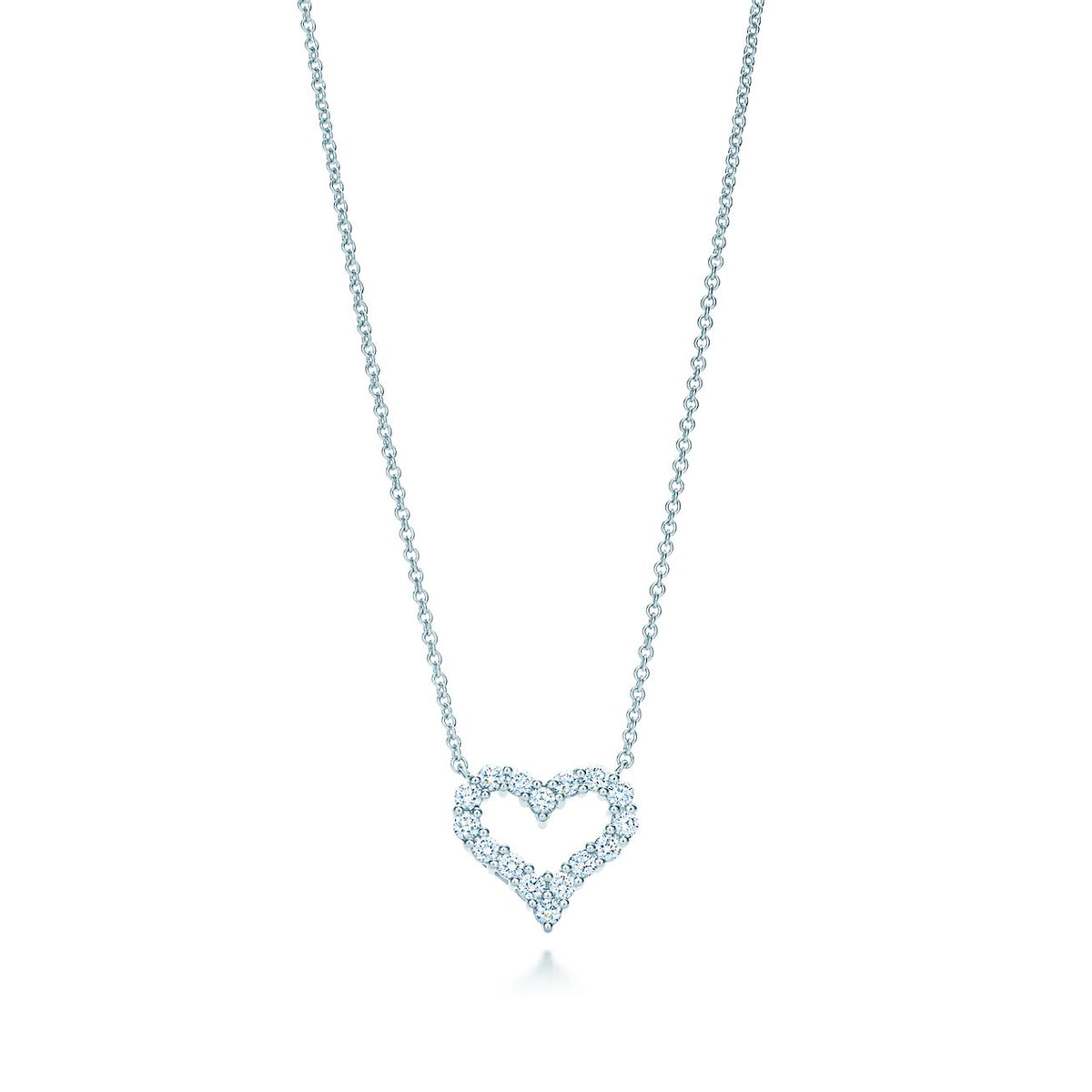 [Stellar jewels]HEART-SHAPED DIAMOND NECKLACE