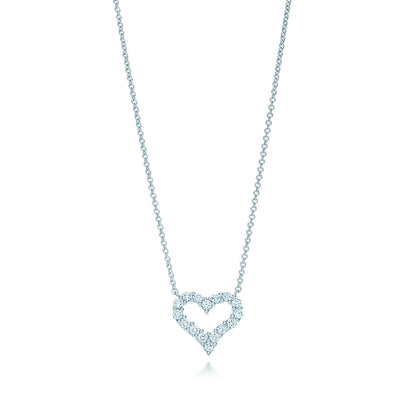 [Stellar jewels]HEART-SHAPED DIAMOND NECKLACE
