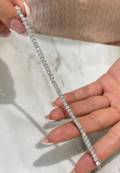 [Stellar Jewelry]  CLASSIC BASEBALL BRACELAT, 52 DIAMOND