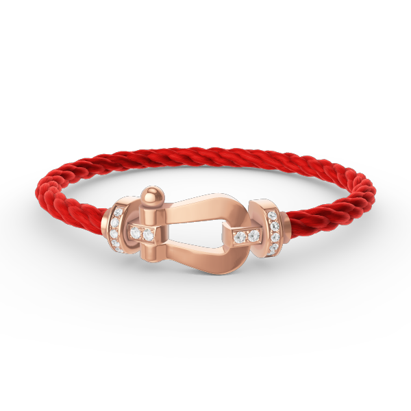 [Stellar Jewelry]FORCE LARGE HORSESHOE HALF DIAMOND BRACELET ROSE GOLD