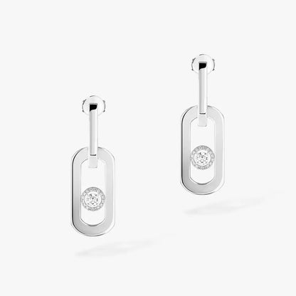[Stellar Jewelry]So Move XL Diamond Pendant Earrings