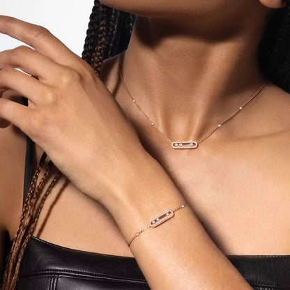 [Stellar Jewelry]Pavé Baby Move Diamond Bracelet