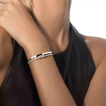 [Stellar Jewelry]Move Romane Diamond Bangle Bracelet