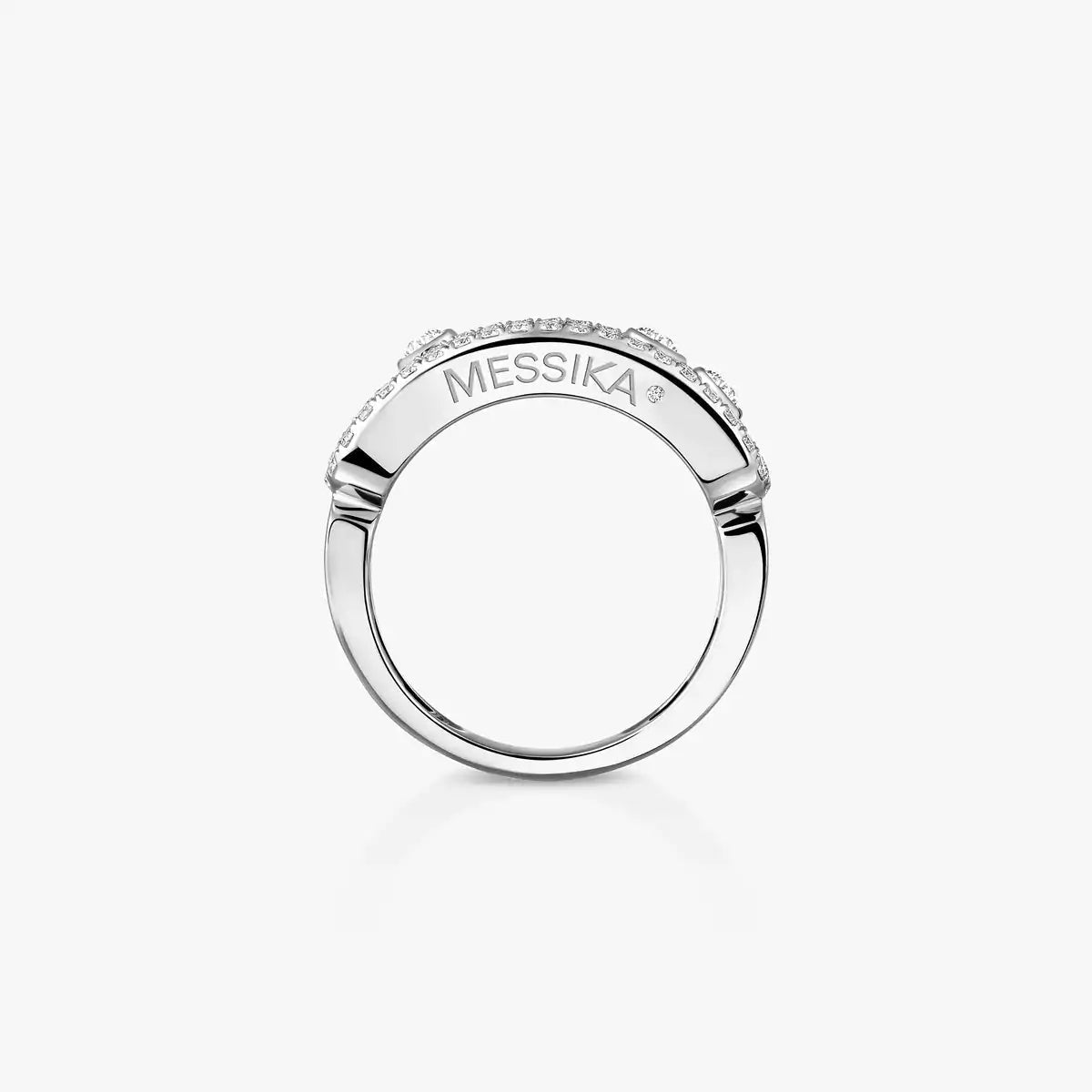 [Stellar Jewelry] Move Gold Diamond Pave_ Ring