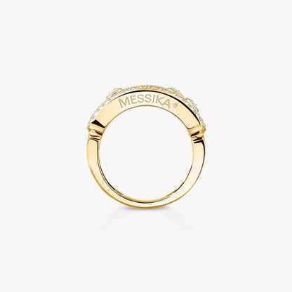 [Stellar Jewelry] Move Gold Diamond Pave_ Ring