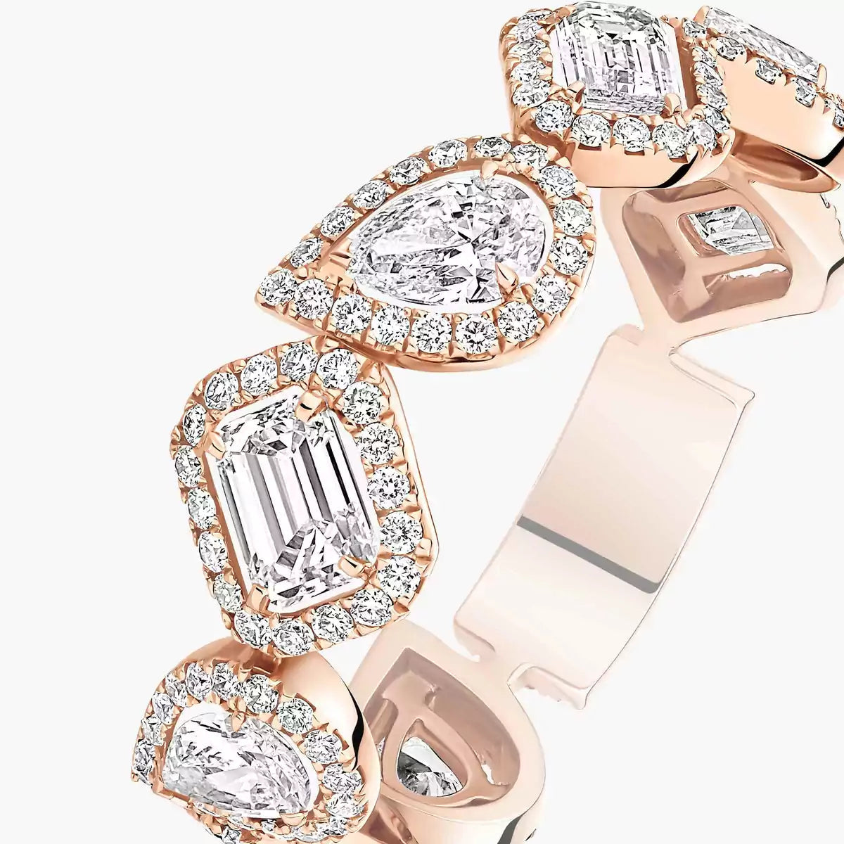 [Stellar Jewelry]Diamond Wedding Ring My Twin