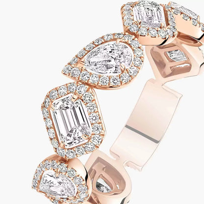 [Stellar Jewelry]Diamond Wedding Ring My Twin