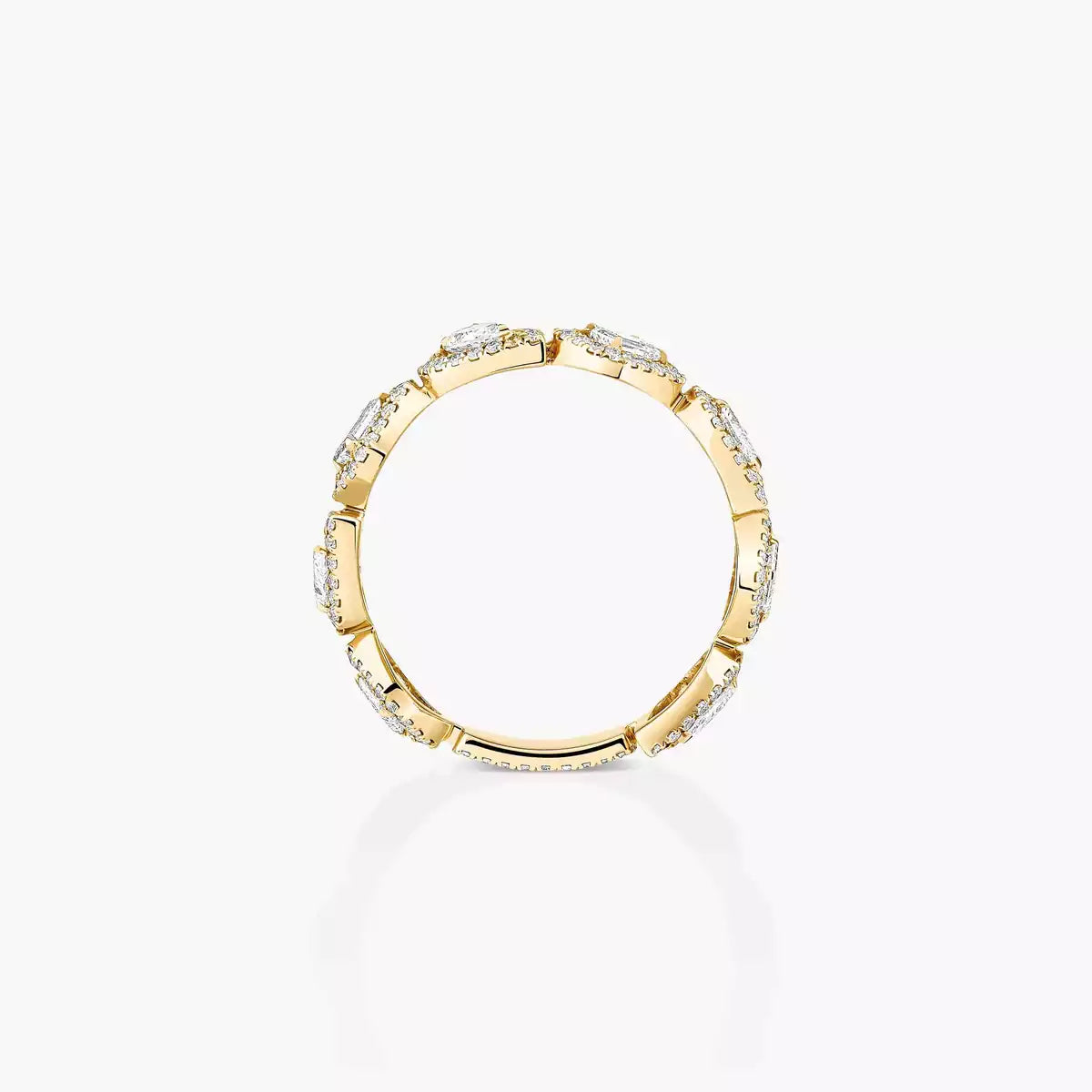 [Stellar Jewelry]Diamond Wedding Ring My Twin