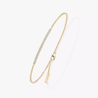 [Stellar Jewelry]Diamond Thin Bangle 0.15ct My Twin Toi & Moi