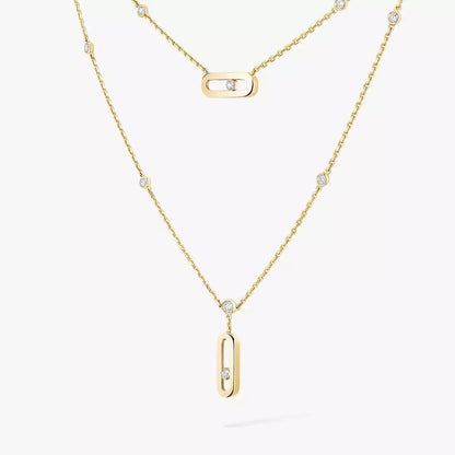 [Stellar Jewelry] Move Uno Diamond Necklace