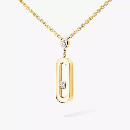 [Stellar Jewelry] Move Uno Gold Diamond Long Necklace