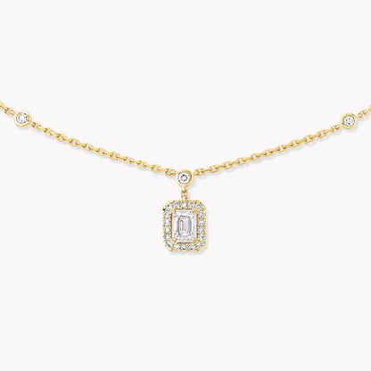 [Stellar Jewelry]My Twin Diamond Necklace in Silver