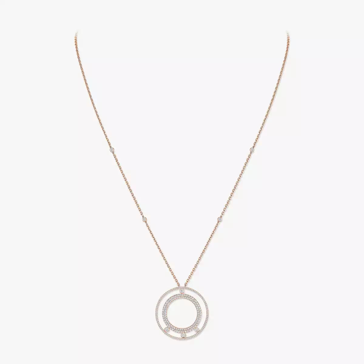 [Stellar Jewelry]Move Romane Long Pave_-Set Diamond Necklace