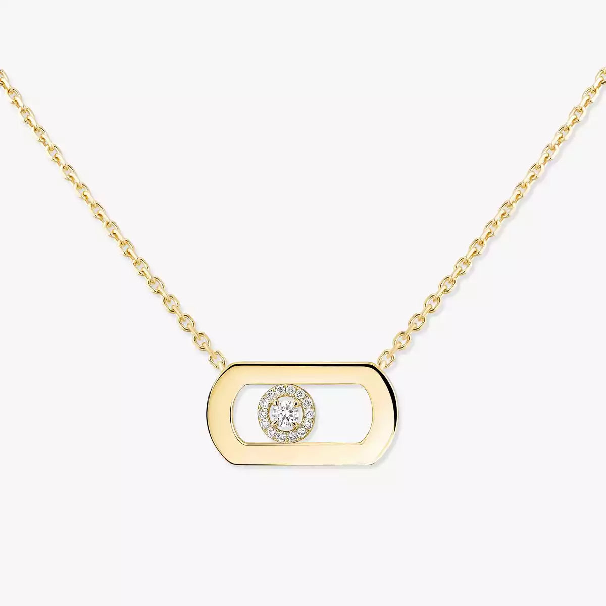 [Stellar Jewelry]So Move Diamond Necklace in Gold