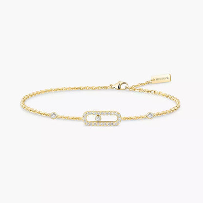 [Stellar Jewelry]Move Uno Diamond Bracelet