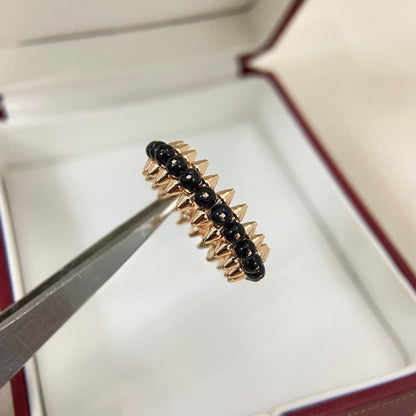 [Stellar Jewelry]BLACK BEAD STUD RING