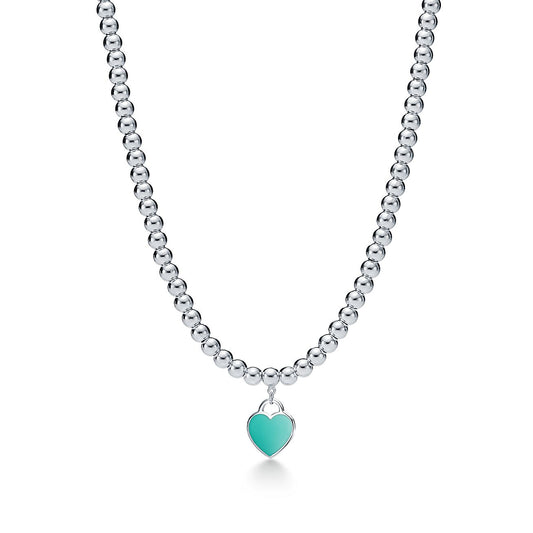 [Stellar jewels]RETURN TO TIF SILVER BEAD NECKLACE