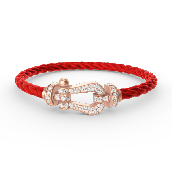[Stellar Jewelry]FORCE LARGE HORSESHOE FULL DIAMOND BRACELET ROSE GOLD