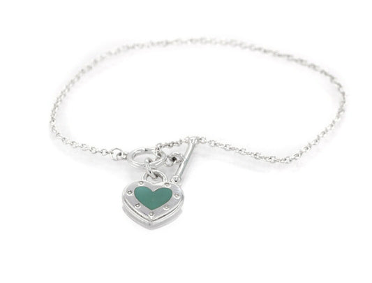 [Stellar jewels]LOVE HEART BLUE BRACELET