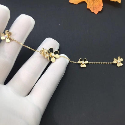 [Stellar Jewelry]FRIVOLE GOLD 5 FLOWERS BRACELET