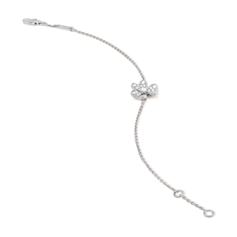 [Stellar Jewelry]FRIVOLE SILVER FLOWER DIAMOND BRACELET