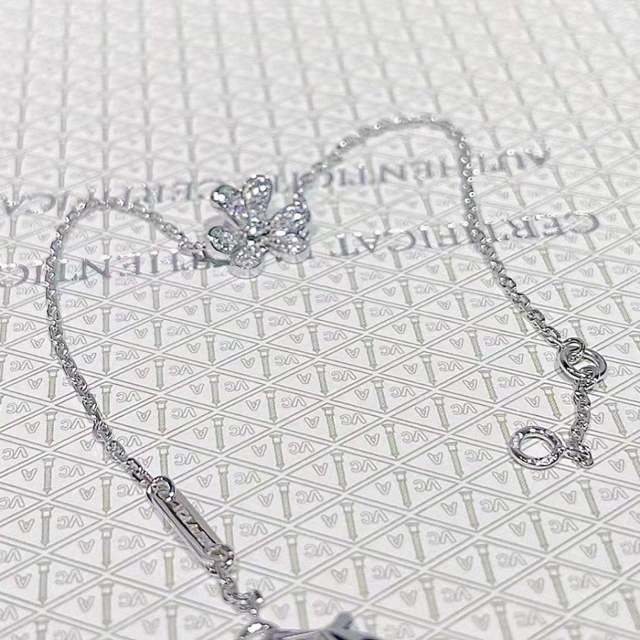 [Stellar Jewelry]FRIVOLE SILVER FLOWER DIAMOND BRACELET