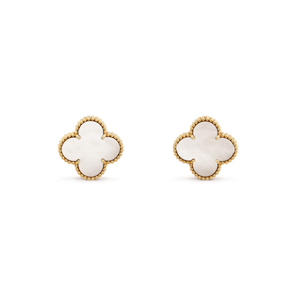 [Stellar Jewelry]CLOVER MINI GOLD EARRINGS