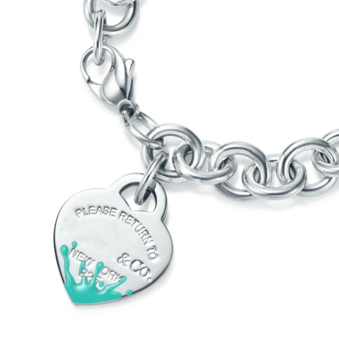[Stellar jewels]LOVE HEART RETURN TO TIF SILVER BRACELET