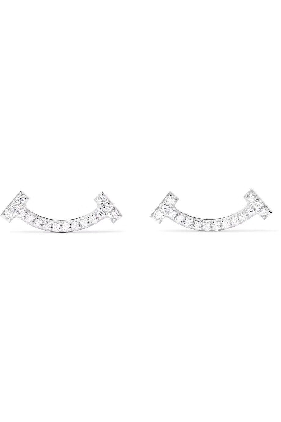 [Stellar jewels]SMILE DIAMOND EARRINGS