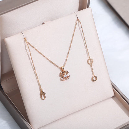 [Stellar Jewelry]FIOREVER NECKLACE DIAMOND CENTER